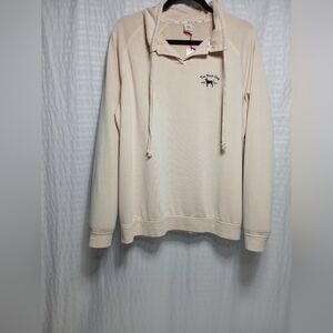 The Black Dog Ladies Marina Rugby Fisherman Sweatshirt. L. NWT